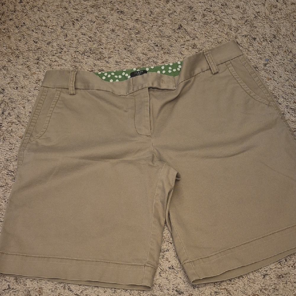 J. Crew Tan Women's Bermuda Shorts Size 12